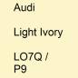 Preview: Audi, Light Ivory, LO7Q / P9.